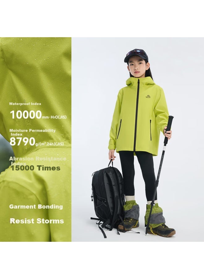 PELLIOT Pelliot Outdoor Children's Single-layer Assault Jacket Spring Windproof Rainproof Jacket Purple 160  - Image 1