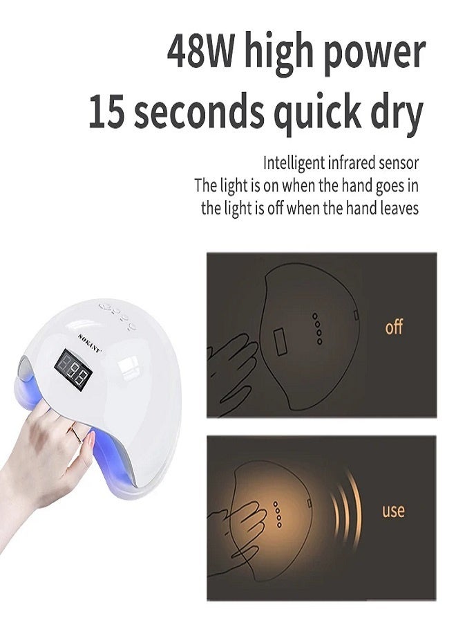 sokany SK-923 Nail Polish Dryer with Gel Lamps - Image 3