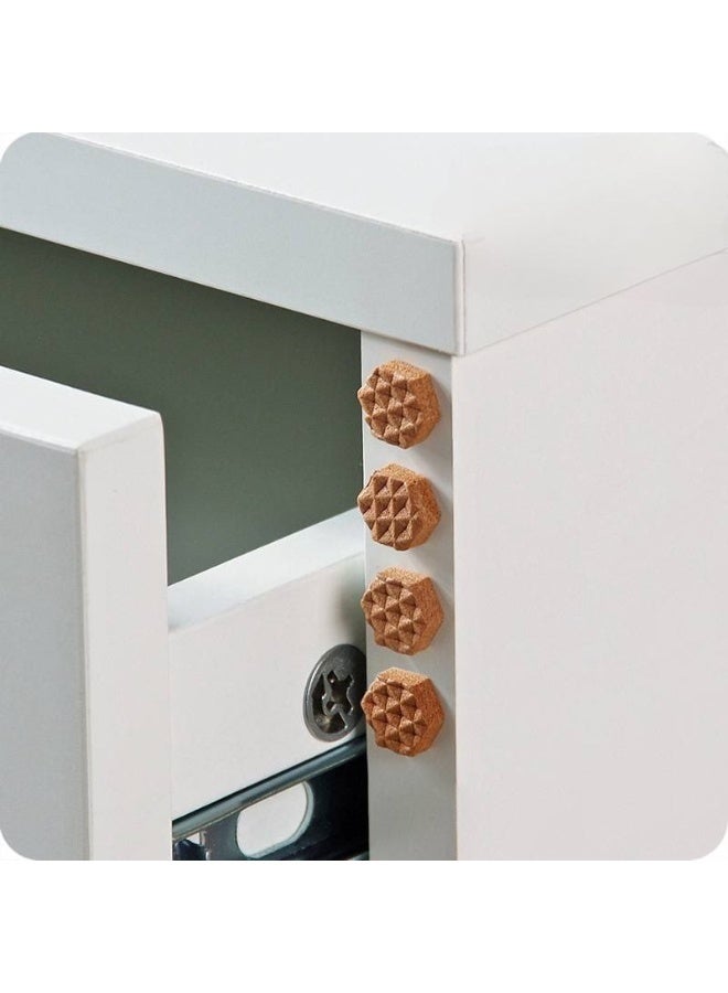 هوميرا مجموعة من 60 قطعة من وسادات إسفنجية للأبواب والأدراج، لتقليل الضوضاء ومنع الخدوش في المنزل، سهلة اللصق، متعددة الاستخدامات للخزائن والنوافذ - Image 4