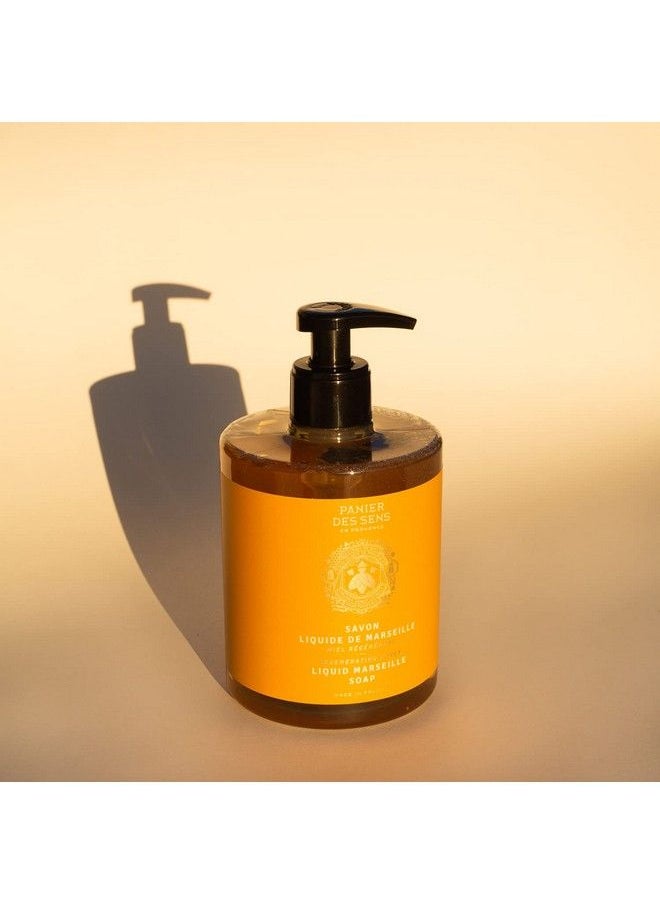 PANIER DES SENS Honey foaming Liquid Marseille soap Hand wash Savon de Marseille Made in France 169 Floz/500ml  - Image 3