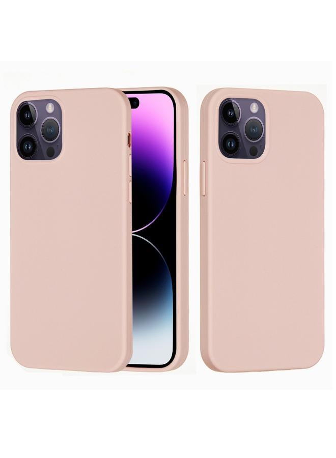 S-TOP Case For iPhone 14 Pro Solid Color Silicone Phone Case - Image 1