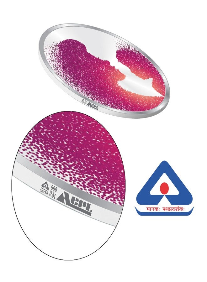 ACPL Precious Moments BIS Hallmarked Silver Coin World Best Mother Colorful Design 10 gram 999 Pure - Image 5