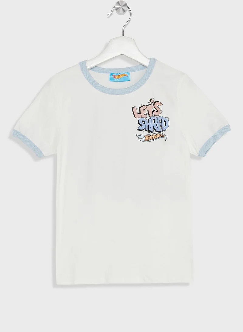 Cotton On Kids Back Print T-Shirt & Shorts