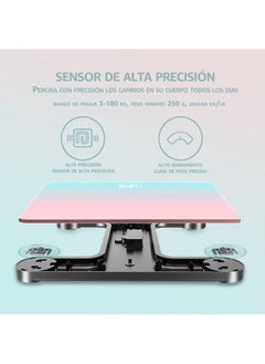 Arabest Smart Body Fat Scale, Health Wireless Weight Scale with Bluetooth, Body Composition Analyzer with Smartphone App for 14 Key Body Indicators(BMI/Weight/Body Fat/Resting Heart Rate)  - Image 4