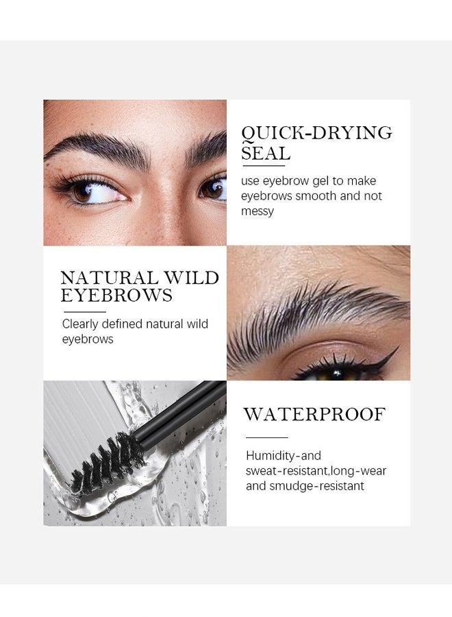 S.F.R COLOR Super Lock Brow Glue Eyebrow Gel, Lightweight Brow Gel for Up To 24HR Hold, Clear, 1 Count - Image 4
