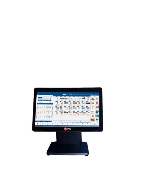 شاشه كاشير لمس بدون برنامج j1800 المعالج - 128جيجا SSD - رام 4 جيجا - واي فاي - شاشة عرض عميل TA POS