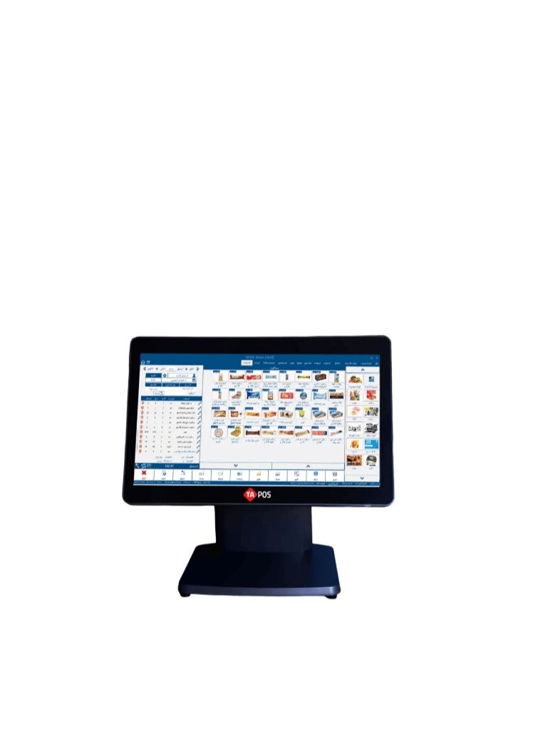 شاشه كاشير لمس بدون برنامج j1800 المعالج - 128جيجا SSD - رام 4 جيجا - واي فاي - شاشة عرض عميل TA POS