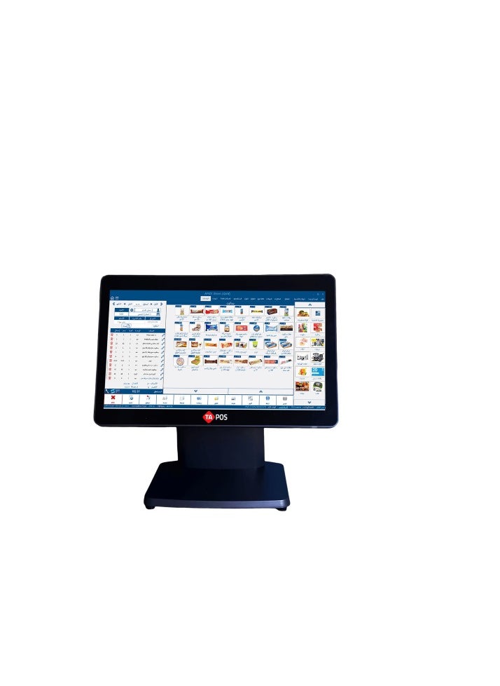شاشه كاشير لمس بدون برنامج j1800 المعالج - 128جيجا SSD - رام 4 جيجا - واي فاي - شاشة عرض عميل TA POS
