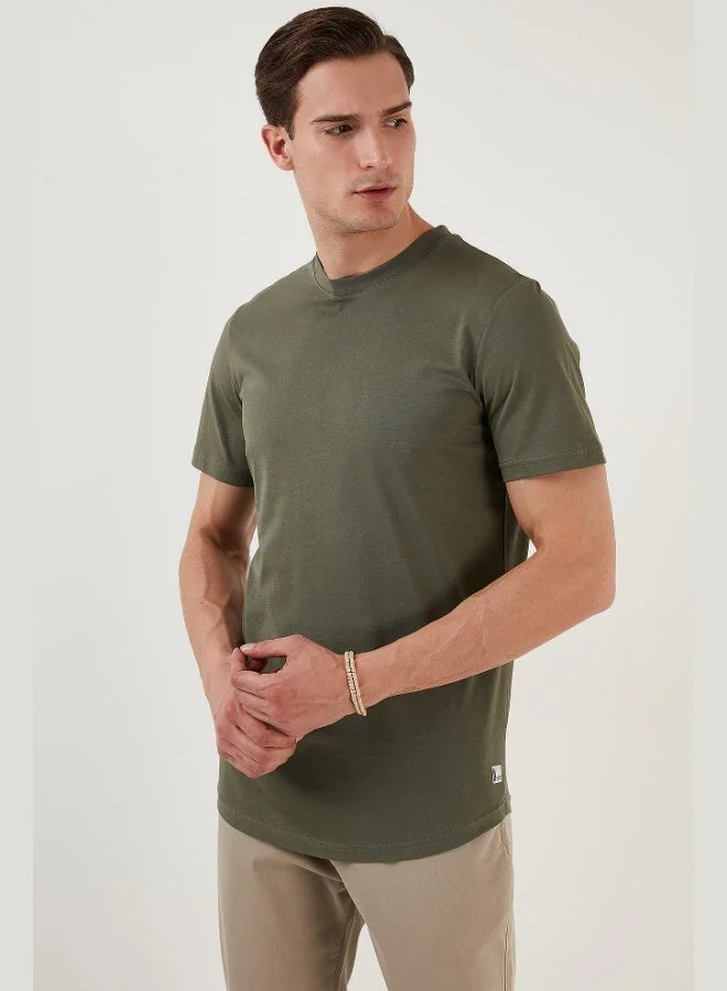 Buratti  Buratti 100% Cotton Regular Fit Crew Neck T-shirt Men's T-SHIRT 5902511 for Men | Best Price UAE