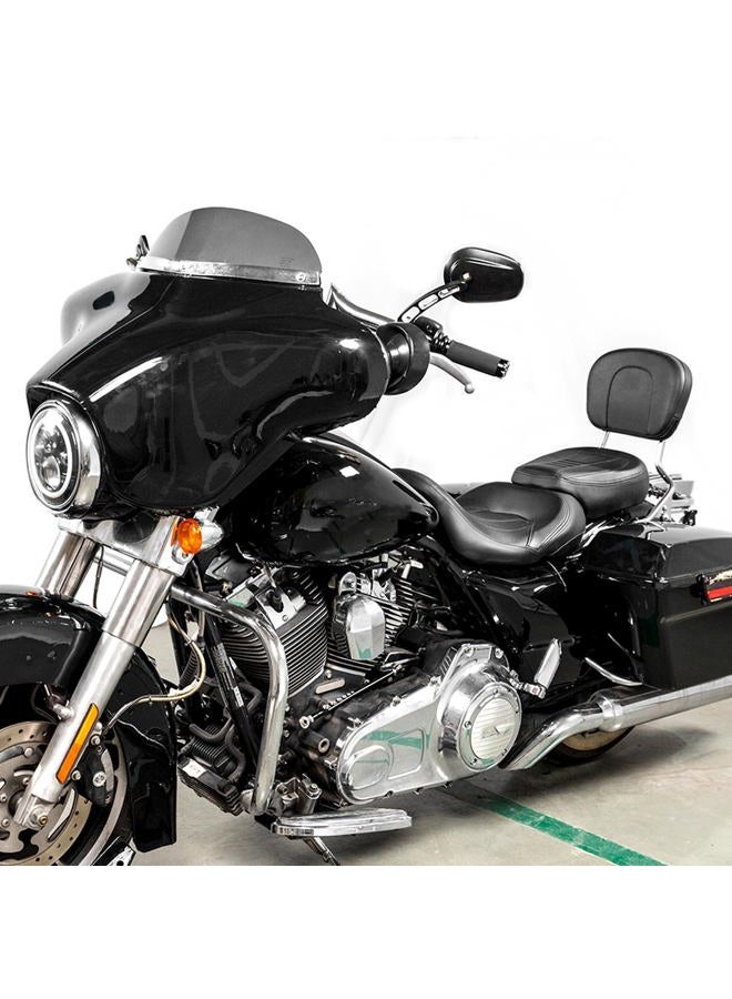 MoFun Street Glide Sissy Bar Passenger Detachable Backrest Compatible with Harley Touring Road Glide Road King Electra Glide 2009-2024 Chrome - Image 3