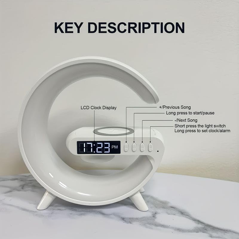 Mabron Wireless Charging Bluetooth Music Speaker: Elevate Your Environment with Lighting Mode - Image 5