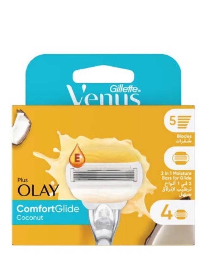 Gillette And Olay Razor Blade Refills × 4