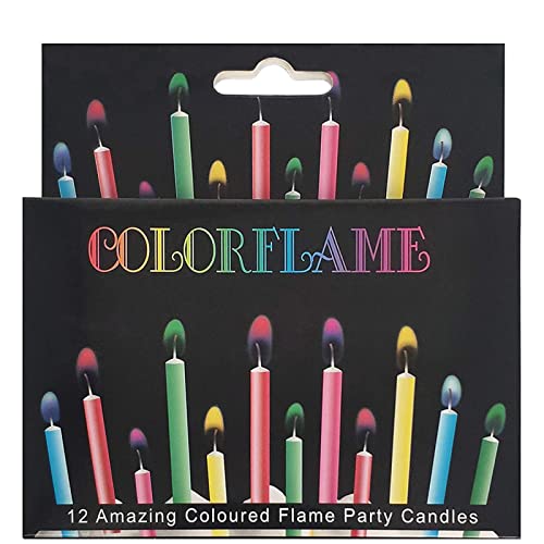 Kandelo Happy Birthday Cake Candles,Birthday Candle Fun Colorful Candle Holders Included, for Birthday Cakes to Make it a Magical Celebration (Colorful, 12) - Image 5