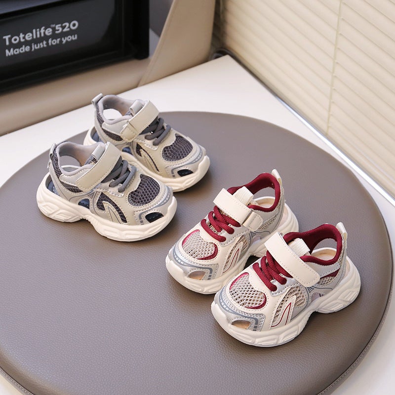 Summer Kidsren'S Shoes, Baby Sneakers, Boys' Dad Shoes, Girls' Breathable Mesh Shoes, Kidsren'S Soft Soles - Image 2