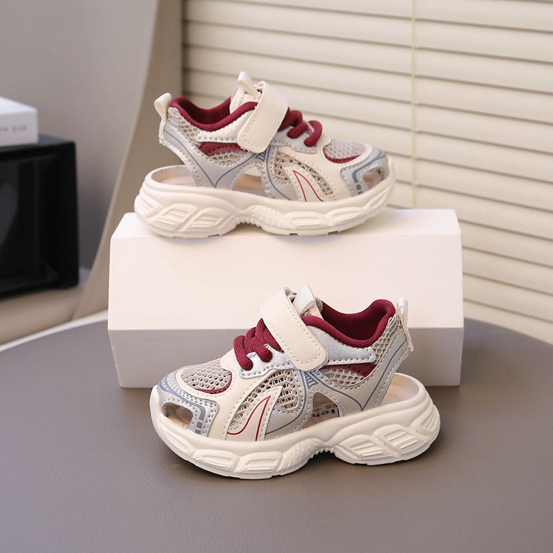 Summer Kidsren'S Shoes, Baby Sneakers, Boys' Dad Shoes, Girls' Breathable Mesh Shoes, Kidsren'S Soft Soles - Image 1