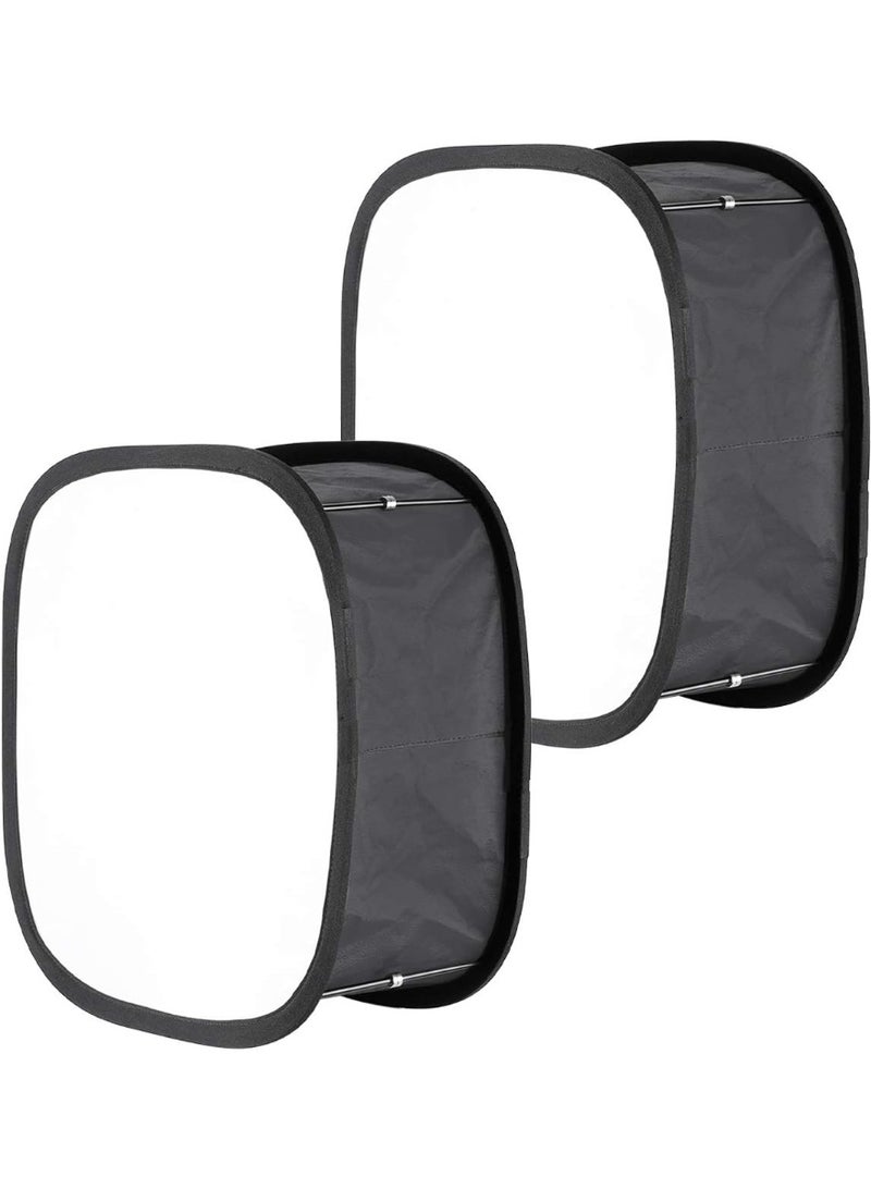 اليسا عبوة من 2 موزعات إضاءة صندوقية ناعمة لإضاءة الفيديو LED 660/480 - مُعدِّلات إضاءة قابلة للطي مع أحزمة - تتضمن أكياس تخزين - لا تتضمن مصابيح أو حوامل - للاستخدام في الصور والفيديو - Image 1