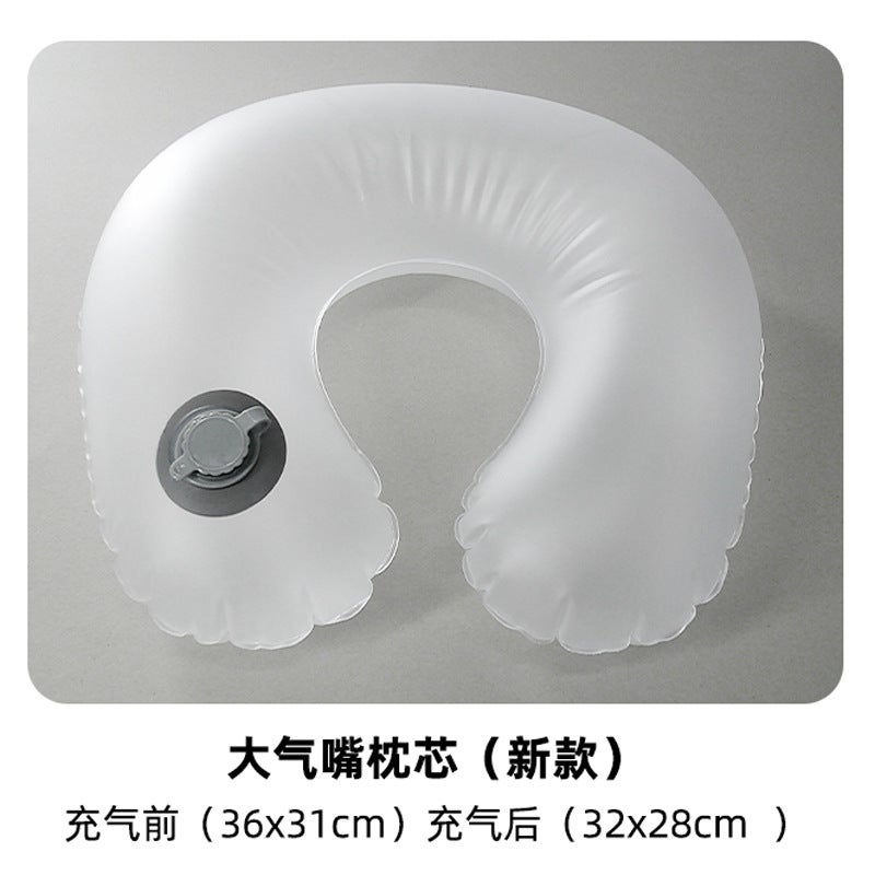Inflatable PVC U-Shape Pillow Core for Travel U No. 4 (air nozzle) 