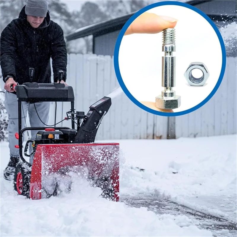 Snowblower Shear Pins 12-Set Replacement Shear Pin Kit - Durable Snow Thrower Parts for Dual Stage Snowblower Maintenance - Image 5