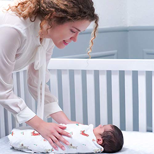 rabitat Bamboo Swaddle Pamper Soft 47"x47" (City Lights) - Image 2