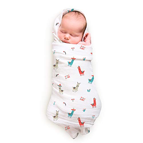rabitat Bamboo Swaddle Pamper Soft 47"x47" (City Lights) - Image 1