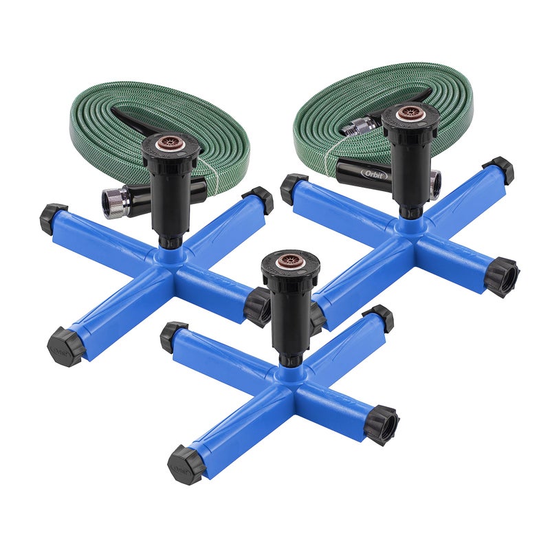 Orbit 27884Z Above Ground All-in-One Irrigation Sprinkler System for Lawn Kit - Image 1