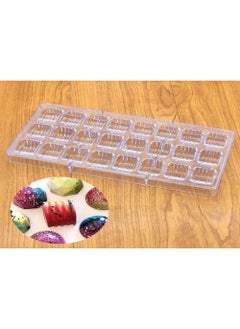 NQOOH High Quality Acrylic Chocolate Mould Ideal for Jellies Sweets Bonbons and Cookies in Wavy Cylindrical Shape  - Image 4
