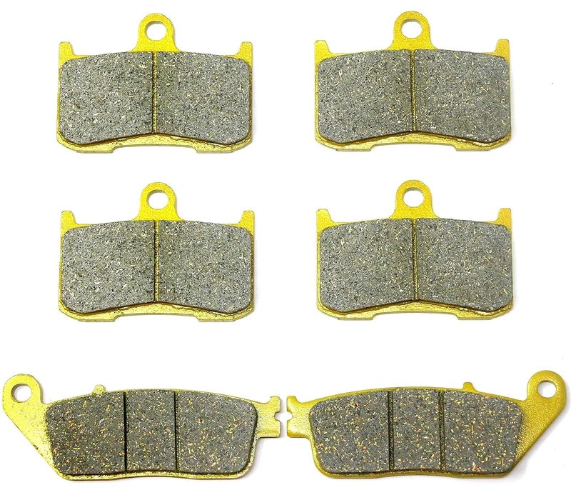 Master Chen Front Rear Brake Pads for Indian Chief Chieftain Roadmaster Springfield 2014 2015 2016 2017 2018 2019 2020 2021 2022 Bobber/Dark Horse/Vintage/Classic/Elite FA347 FA196 Brakes Pad MC0024