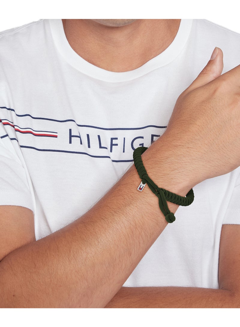 TOMMY HILFIGER سوار الرجال من ث جواهر برباط نايلون منسوج - 2790594 - Image 2