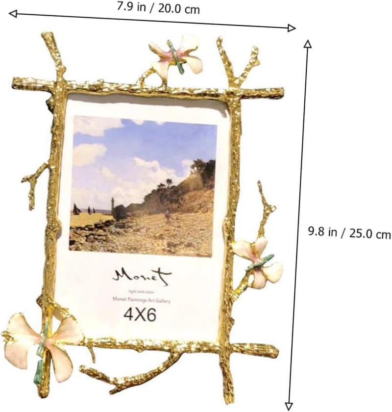Trendy widespread design Alipis Light Luxury 10-inch Metal Photo Frame Gold Branch and Pink Butterfly Decor, Wedding Home Art Display, Horizontal and Vertical Tabletop Wall Picture Holder Moisture proof Priority based order prep Global easy assemble picks Diverse purchase options Single & bulk use compatible Market multi-use trusted quality Global simple assemble options Upgraded quality Gulf user preference oriented build Simple practical structure Gulf standard sizing alternatives Trendy versatile build Easy store & transit build Anti topple design Balanced structure Matte anti slip finish High strength upgraded material In-Kingdom stored commodity Working day delivery service Global standard processed material Indoor outdoor use Processed natural substance Popular trusted craftsmanship Temp resistant - Image 2