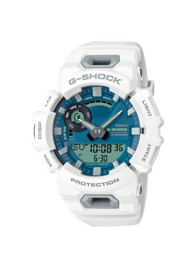 Casio G-Shock Men's Analog-Digital Wrist Watch - White with Blue Dial - Image 1