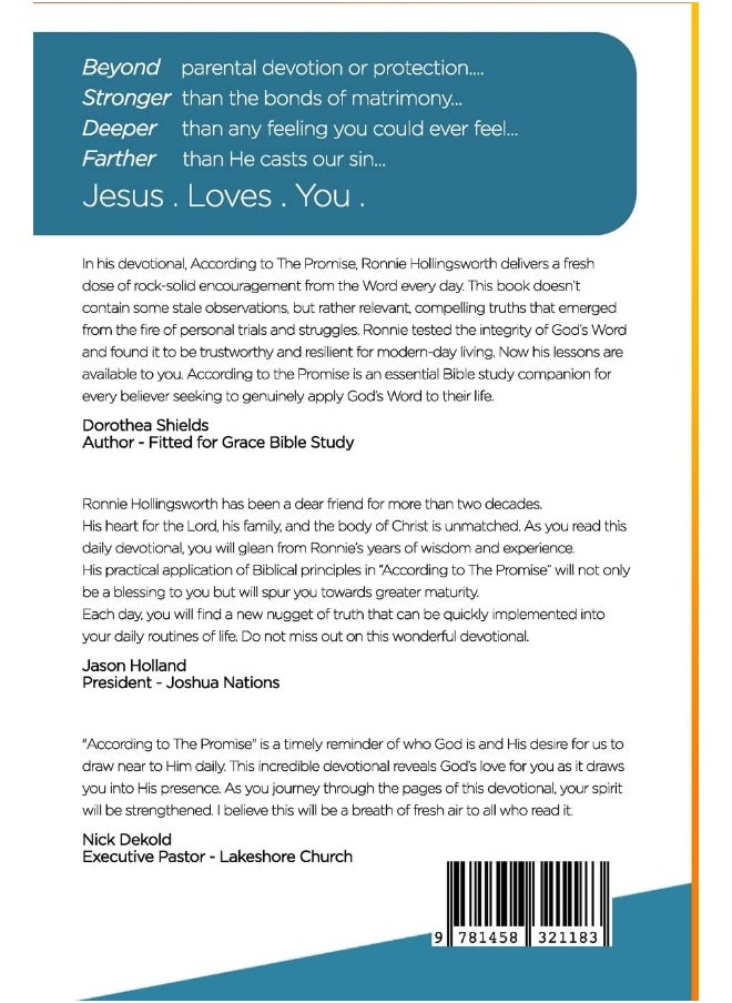 According to The Promise: Devotions for Daily Living  - Image 2