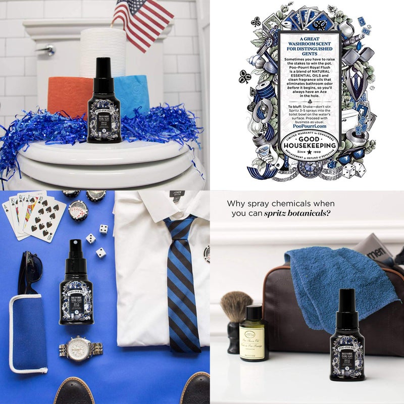 Poo-Pourri برو-بورري الأصلي بالحمضيات، لافندر فانيلا و رويال فلاش 1.4 أونصة زجاجات - Image 3