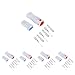 MUYI 5 Kits 3 Pin Way JST Waterproof Connector 2622 AWG Electric Socket 013033mm WiretoWire Connectors 20mm JWPFVSLE Series JST Plugs - Image 2