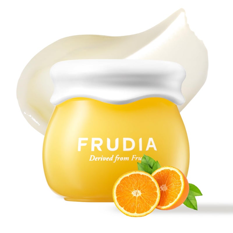 FRUDIA Citrus Brightening Face Cream, Vitamin C Korean Face Moisturizer w/61% Mandarin Peel Extract, Melazero & Vitamin C for Radiant Skin (0.35 fl oz) - Image 1