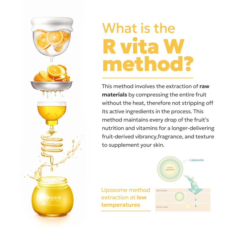 FRUDIA Citrus Brightening Face Cream, Vitamin C Korean Face Moisturizer w/61% Mandarin Peel Extract, Melazero & Vitamin C for Radiant Skin (0.35 fl oz) - Image 5