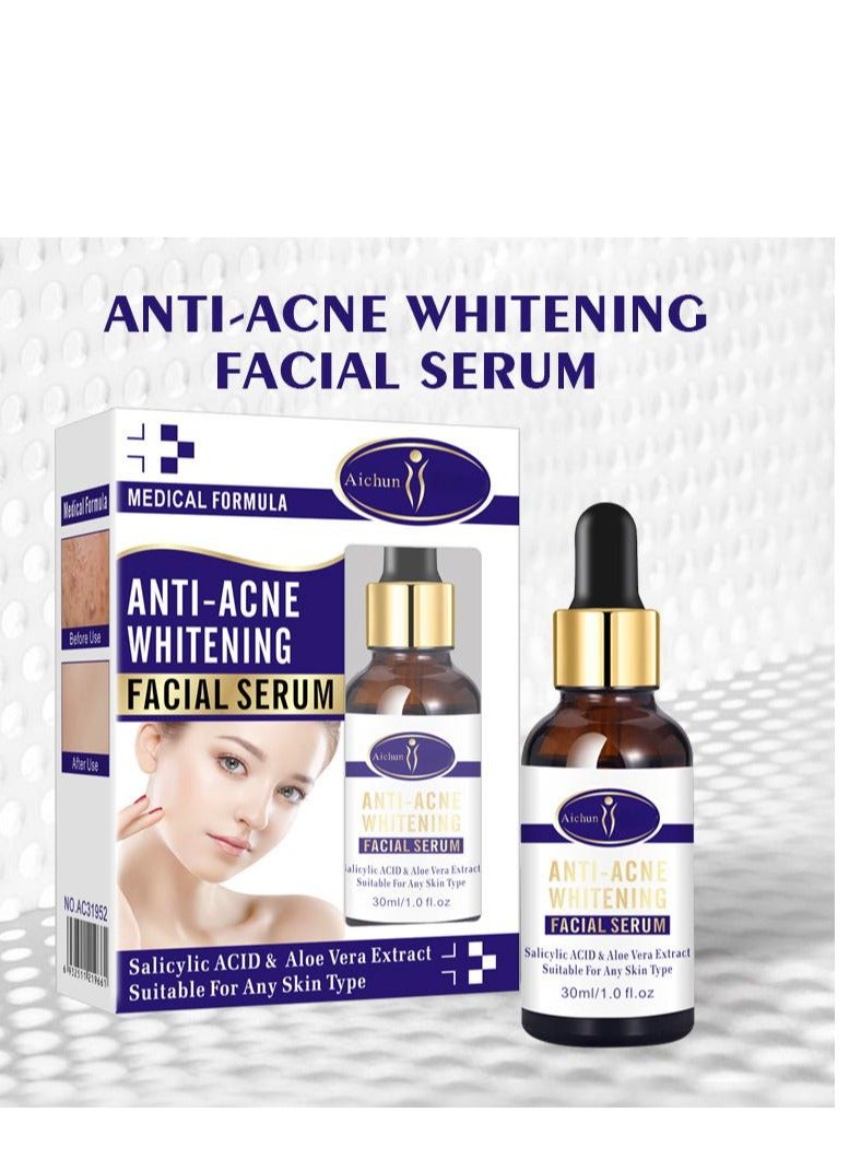 AICHUN Anti-Acne Whitening Facial Serum,Salicylic ACID & Aloe Vera Extract suitable for any skin type - Image 1