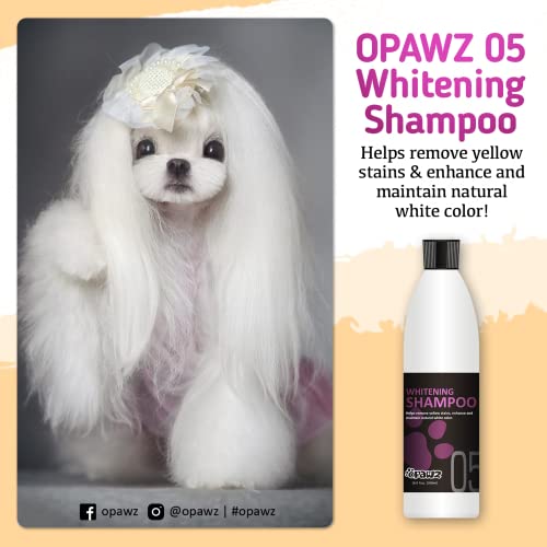 OPAWZ 05 Whitening Purple Shampoo for Dog and Cat, Safely Remove Yellow Stains, with No Bleach, Peroxide and Sulfate, Professional Groomers Recommended Product, 16.9 oz - Image 2