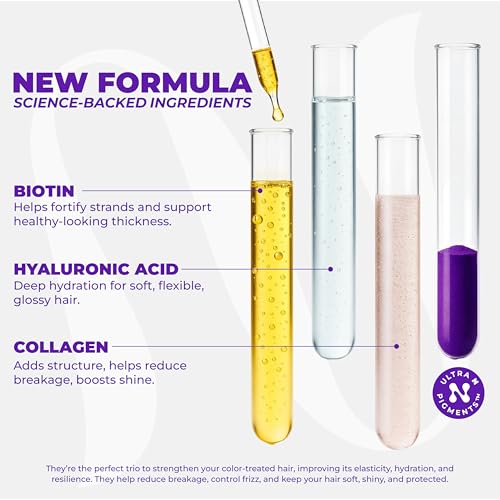 naissant Pearl Blonde Purple Toning Mask | Ultra High-Purity Pigments | Neutralizes Yellow & Brassy Tones | Hyaluronic Acid, Collagen & Biotin | Paraben, Ammonia & Sulfate Free | 10.1 Fl. Oz - Image 5