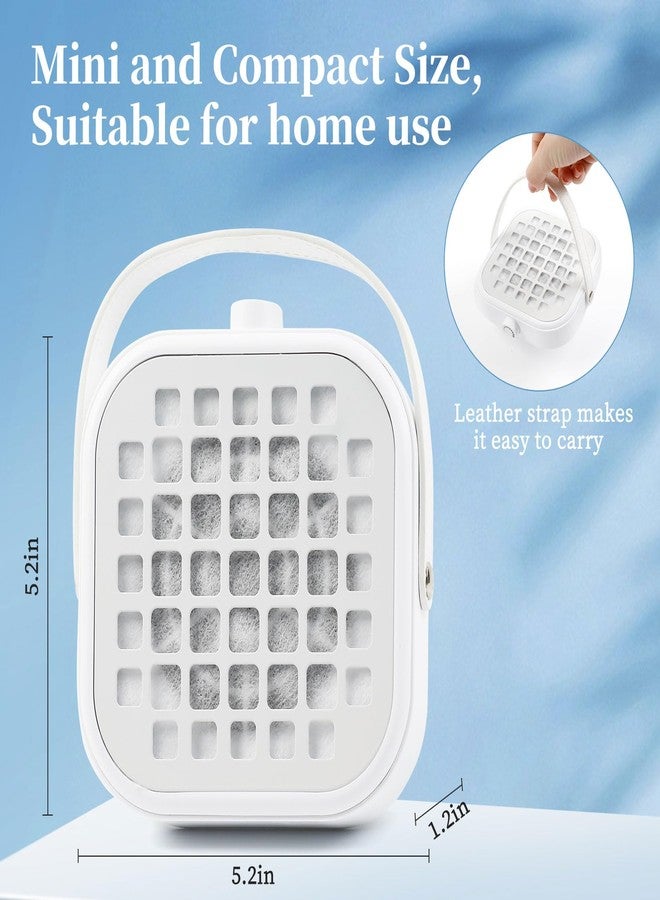 ANGNYA Small Nail Dust Collector with 30PCS Filter Pads, Nail Vacuum Fan Dust Collector for Nail Tech, 6000RPM Powerful Adjustable Suction Manicure Tool for Acrylic Nails - Image 3