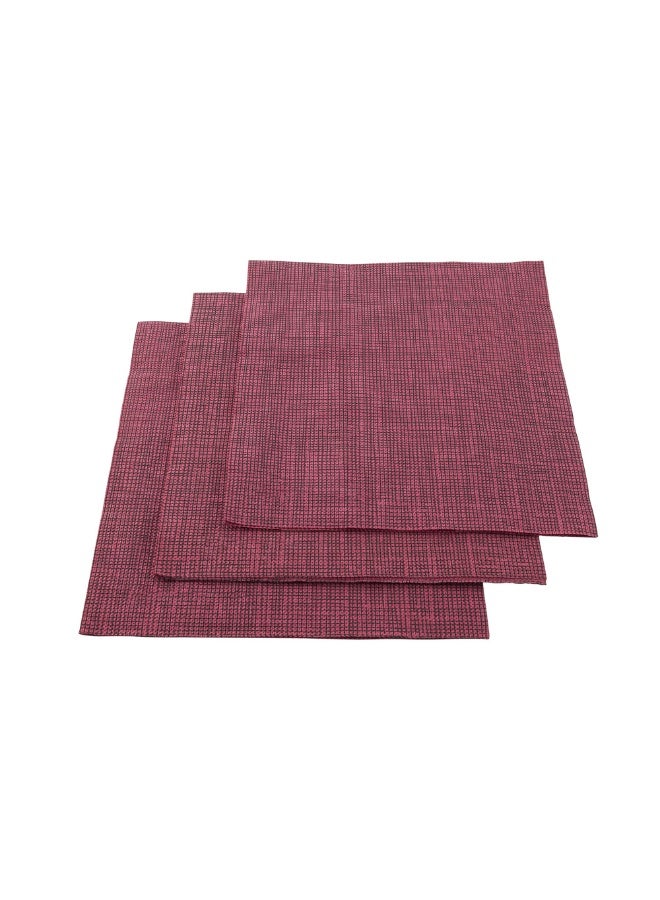 Restaurantware Luxenap 15.5 x 15.3 Inch 2-Ply Dinner Napkins, 50 Disposable Napkins - Linen Feel, With Black Threads, Bordeaux Paper Folded Napkins, Square, For Lunch, Dinner, Or Everyday Use - Image 2