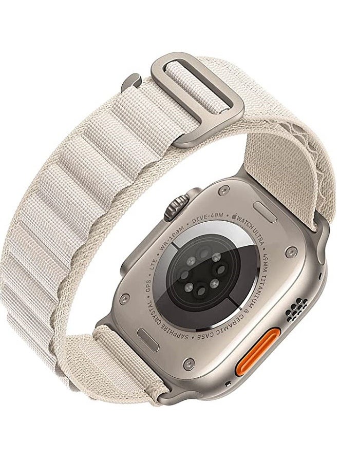 Generic Alpine Loop strap for Apple watch band Ultra 42mm 44mm 45mm 49mm  nylon bracelet Sport Strap with Metal Steel G‑Hook For iWatch series 7 6 5 4 8 Se  - Image 4