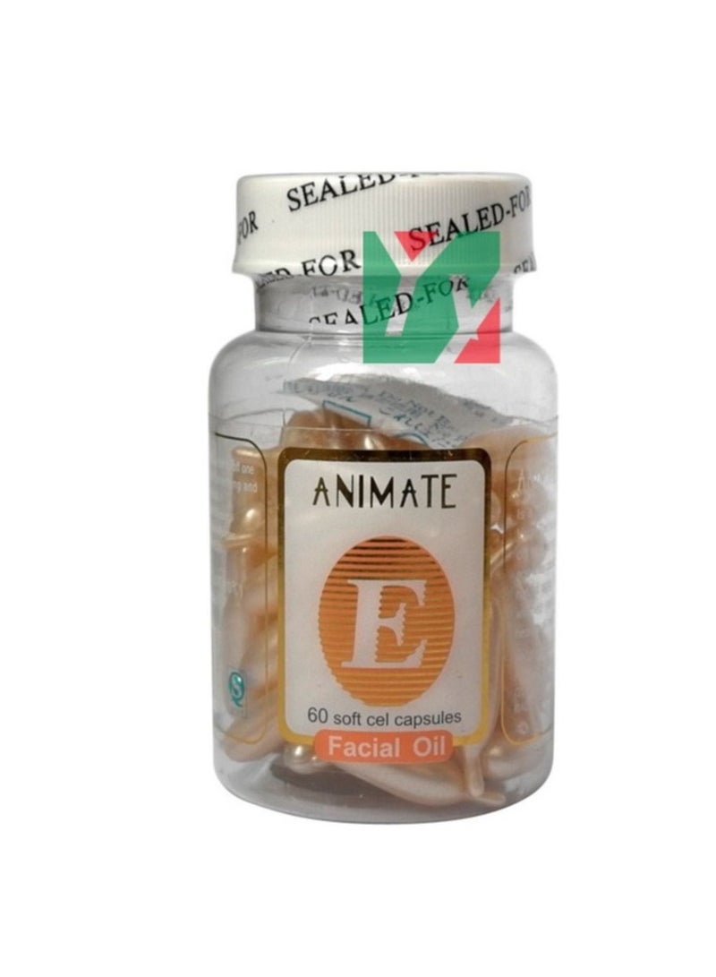 Animate Skin Care Capsules with Glycerin and Vitamin E