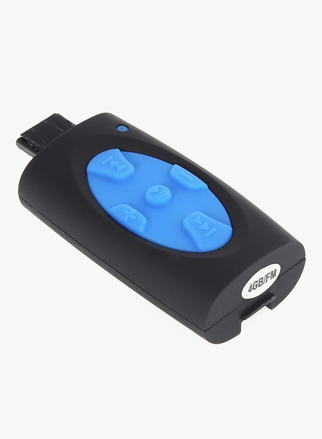 NIBEMINENT Waterproof In-Ear Neck Band MP3 Player Black/Blue - Image 5