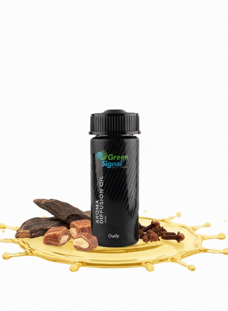 Green Signal Oudy Fragrance Oil 170 ml – Rich Oriental Oud Scent for Diffusers & Humidifiers – Long-Lasting & Luxurious Aroma - Image 1