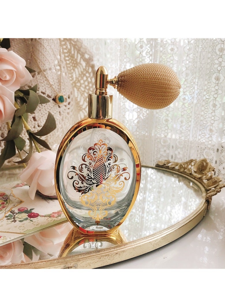 China Made Refill bottles of antique court-style high-end custom-made Chinese perfume bottles, retro gilded air bladders, luxurious furniture ornaments - Image 3