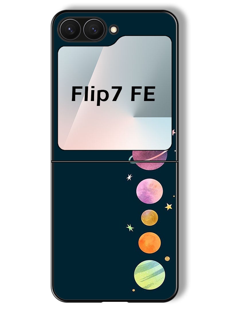 Theodor Case Compatible with Samsung Galaxy Z Flip 7 FE 6.7 Inch Protection Shockproof Bumper Cover Space - Image 1