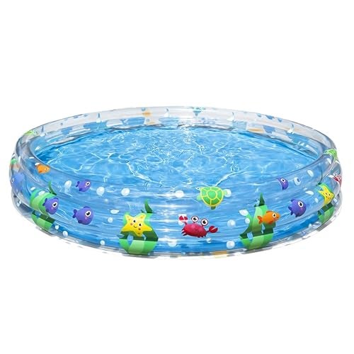 LUEXBOX Portable Pool 72 x 13 Swimming Pool Swimming Pools for Outdoor and Backyard Blue - Image 1