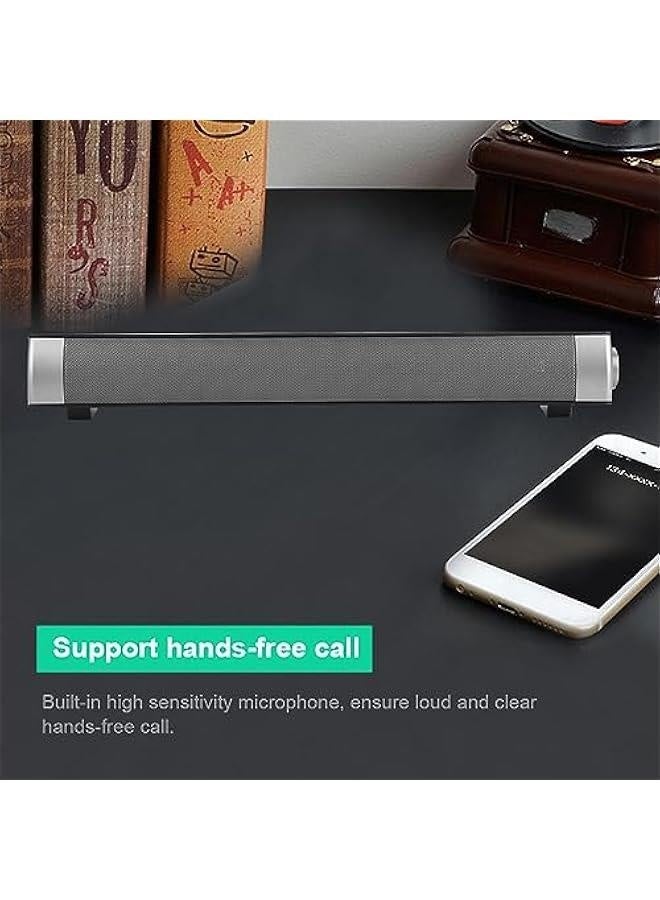 Tv SpeFor Bluetooth Speaker Wireless Stereo Subwoofer Memory Card Aakers Wired Soundbar Speaker 43×8×6 for Speaker Wireless Stereo Subwoofer Memory Card Aux Player for Home  - Image 2