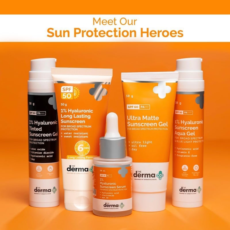 THE derma Co واقي الشمس ديرما كو 1% حمض الهيالورونيك طويل الأمد SPF 50 - Image 5