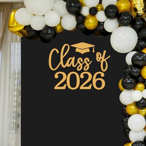 Ramciyo Class of 2026 Decal Sign for Balloon Arch - Graduation Decor for 2026 Grad Party, Congrats Grad Party Class of 2026 Event Planner Vinyl Decal - Image 3